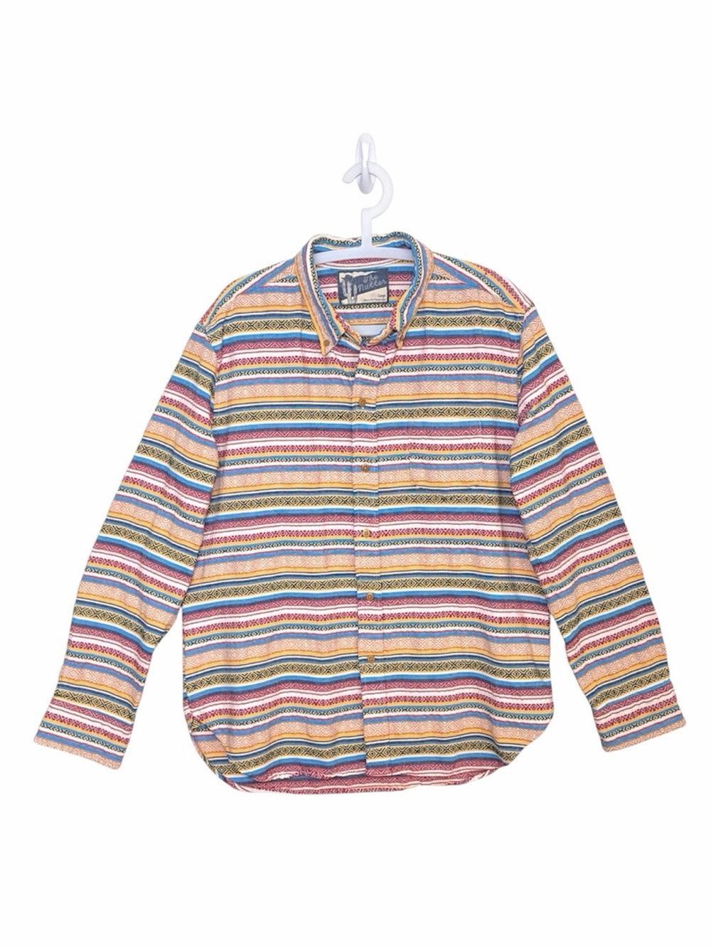 Chubbies Sierra Nevada Aztec Southwestern Button Down Shirt Size Large